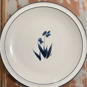Dansk Blue Wall Hanging Plate or Chop Plate